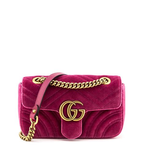 gucci velvet mini pink|gucci clear small handbags.